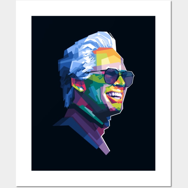 Baby Billy Freeman Pop Art WPAP Wall Art by Alkahfsmart